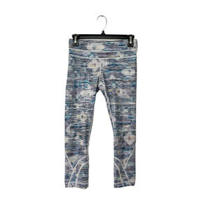 Lululemon Wunder Under Crop Blurry Belle Multi Size 4